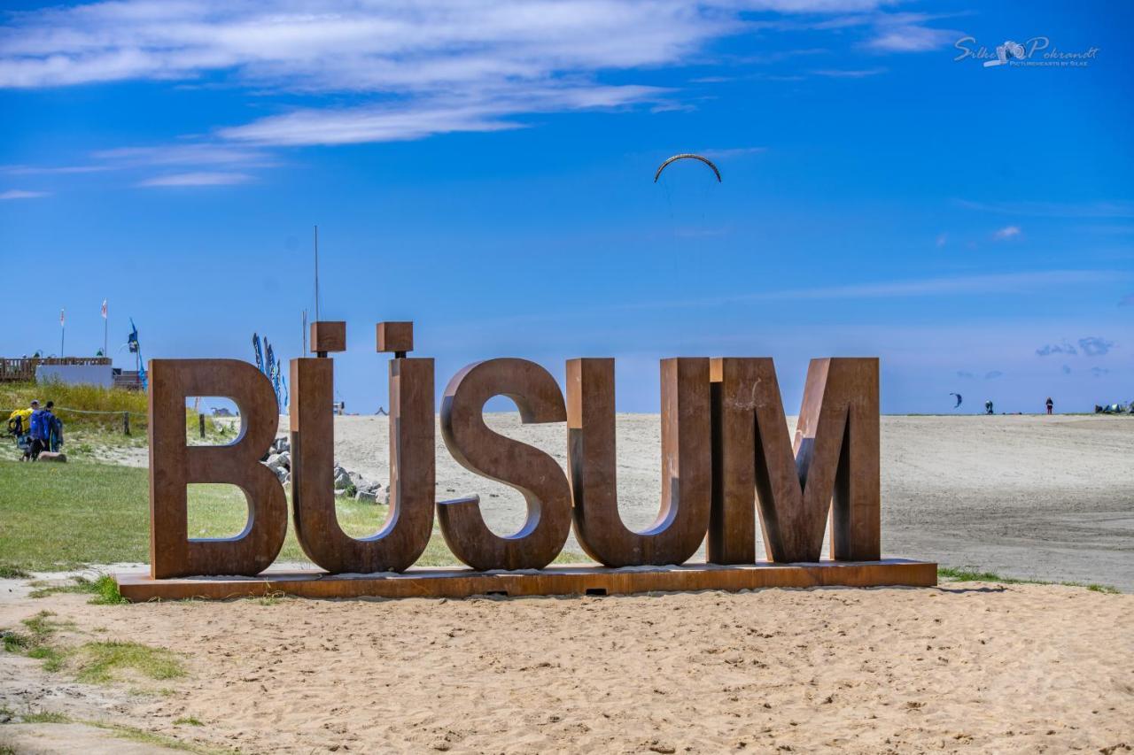 Ferienwohnung Watt Un Leev In Direkter Strand & Citynaehe Von Buesum Buitenkant foto