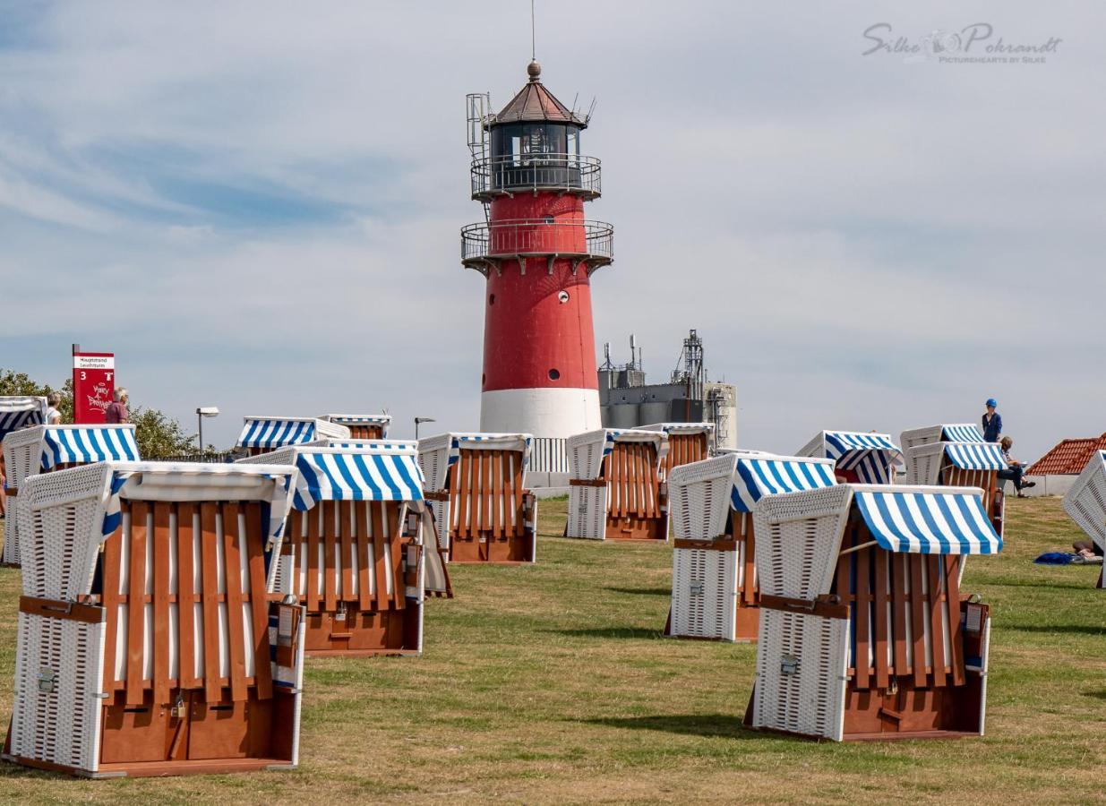 Ferienwohnung Watt Un Leev In Direkter Strand & Citynaehe Von Buesum Buitenkant foto