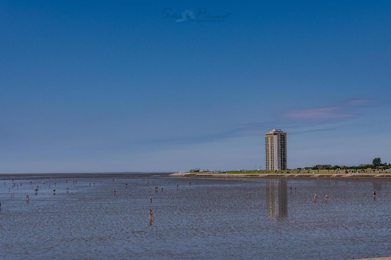 Ferienwohnung Watt Un Leev In Direkter Strand & Citynaehe Von Buesum Buitenkant foto