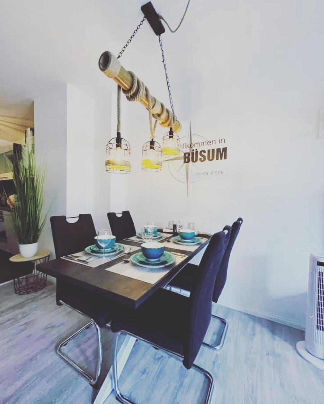 Ferienwohnung Watt Un Leev In Direkter Strand & Citynaehe Von Buesum Buitenkant foto